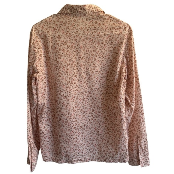 Vanessa Bruno Pink Floral Button Down Shirt - Picture 4 of 8